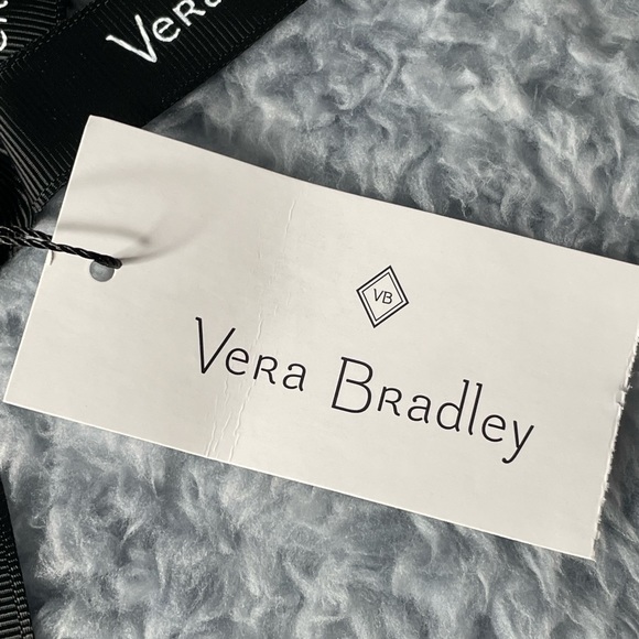 Vera Bradley Stellar Paisley Fluffy Fleece Blanket Gray Size 80x50 - Picture 4 of 6